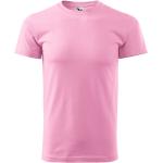Rosa Malfini T-Shirts aus Baumwolle für Herren Größe L 