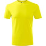 Zitronengelbe Melierte Malfini T-Shirts aus Baumwolle für Herren Größe XXL für den für den Sommer 