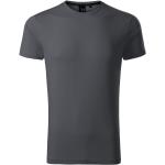 Anthrazitfarbene Malfini T-Shirts aus Baumwolle für Herren Größe S 