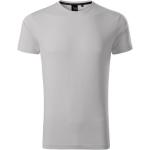 Silbergraue Malfini T-Shirts aus Baumwolle für Herren Größe 3 XL 