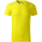 Zitronengelbe Malfini Bio Nachhaltige T-Shirts aus Jersey für Herren Größe 3 XL 
