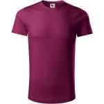 Fuchsiafarbene Malfini Bio Nachhaltige T-Shirts aus Jersey für Herren Größe S 