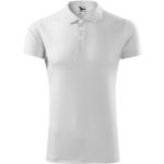 Weiße Oversize Kurzärmelige Malfini Kurzarm-Poloshirts aus Polyester für Herren Größe XL 