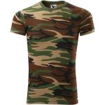 Braune Camouflage Langärmelige Malfini T-Shirts aus Jersey maschinenwaschbar für Herren Größe S 