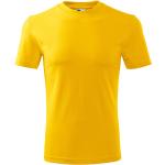 Gelbe Melierte Malfini T-Shirts aus Jersey für Herren Größe 3 XL 