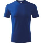 Royalblaue Melierte Malfini T-Shirts aus Jersey für Herren Größe S 
