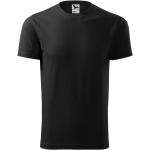 Schwarze Melierte Malfini T-Shirts aus Baumwolle für Herren Größe 3 XL 
