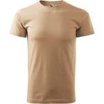 Sandfarbene Malfini T-Shirts aus Baumwolle für Herren Größe XL 
