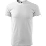 Weiße Malfini T-Shirts aus Baumwolle für Herren Größe 4 XL 