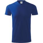 Royalblaue Malfini V-Ausschnitt T-Shirts aus Jersey für Herren Größe M 