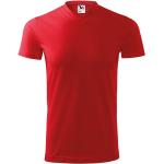 Rote Malfini V-Ausschnitt T-Shirts aus Jersey für Herren Größe L 
