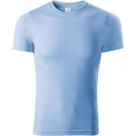 Himmelblaue Malfini T-Shirts aus Baumwolle für Herren Größe 4 XL für den für den Sommer 