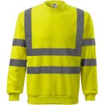 Gelbe Malfini Herrensweatshirts aus Polyester Größe L 
