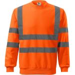 Orange Malfini Herrensweatshirts aus Polyester Größe XL 