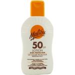 MALIBU Sonnenschutzmittel 200 ml mit feuchtigkeitsspendenden Streifen LSF 50 mit Aloe Vera für  alle Hauttypen 