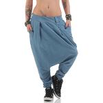 Blaue Hip Hop Malito Freizeithosen für Damen Größe XS Weite 34 
