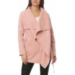 Rosa Unifarbene Malito Mini Kapuzenmäntel aus Jersey mit Kapuze für Damen Einheitsgröße für den für den Winter 
