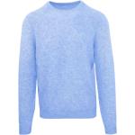 Reduzierte Blaue Unifarbene malo Kaschmir-Pullover aus Wolle für Herren Größe M für den für den Herbst 