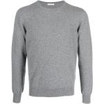 Reduzierte Graue Langärmelige malo Kaschmir-Pullover aus Wolle für Herren Größe 3 XL 