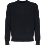 Schwarze malo Rundhals-Ausschnitt Kaschmir-Pullover aus Wolle für Herren Größe 4 XL 
