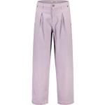 Violette Sportliche Maloja Bundfaltenhosen aus Baumwolle für Damen Größe S 