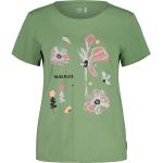 Grüne Maloja Nachhaltige T-Shirts für Damen Größe L 