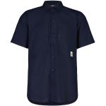 Blaue Maloja Button Down Kragen Outdoor-Hemden für Herren Größe S 