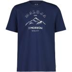 Reduzierte Blaue Langärmelige Maloja T-Shirts aus Baumwolle für Herren Größe M 