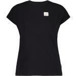 Schwarze Maloja Bio T-Shirts für Damen Größe M 