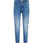 Blaue Maloja Stretch-Jeans mit Reißverschluss aus Denim für Damen 