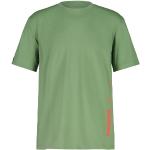 Reduzierte Grüne Langärmelige Maloja T-Shirts aus Baumwolle für Herren Größe M 