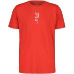 Reduzierte Rote Langärmelige Maloja T-Shirts aus Baumwolle für Herren Größe M 