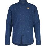 Reduzierte Blaue Langärmelige Maloja Bio Hemden mit Kent-Kragen für Herren Größe S 