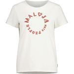 Beige Maloja Bio T-Shirts für Damen Größe S 