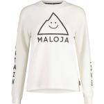 Beige Langärmelige Maloja Bio Printed Shirts für Kinder & Druck-Shirts für Kinder aus Baumwolle 