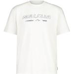 Reduzierte Weiße Langärmelige Maloja T-Shirts aus Baumwolle für Herren Größe S 