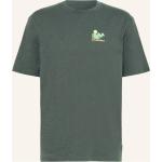 Dunkelgrüne Maloja T-Shirts aus Baumwolle für Herren Übergrößen 