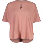 Rosa Bestickte Maloja T-Shirts aus Jersey für Damen 