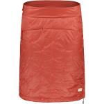 Rote Maloja Bio High Waist Röcke & Taillenröcke mit Reißverschluss aus Polyester für Damen Größe L für den für den Winter 