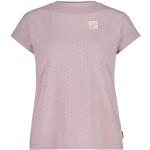 Lila Langärmelige Maloja T-Shirts aus Baumwolle für Damen Größe L 