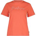 Reduzierte Rote Langärmelige Maloja T-Shirts aus Baumwolle für Damen Größe S 