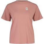 Rosa Langärmelige Maloja T-Shirts aus Baumwolle für Damen Größe XS 
