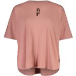 Rosa Langärmelige Maloja T-Shirts für Damen Größe XL 