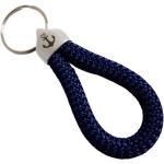 Dunkelblaue Maritime Schlüsselanhänger & Taschenanhänger aus versilbert handgemacht für Herren 