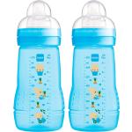 Babyflaschen 270ml mit Tiermotiv aus Silikon 2-teilig 