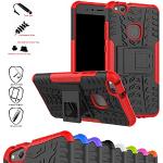 Rote Huawei P10 Lite Cases Art: Flip Cases mit Bildern aus Silikon klappbar 