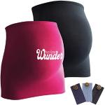 Magentafarbene Bauchbänder & Bauchbinden aus Viskose schmutzabweisend für Damen Größe XL für den für den Winter 
