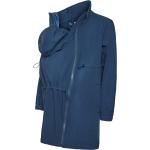 Marineblaue Unifarbene Umstandsjacken & Umstandsmäntel mit Reißverschluss für Damen Größe M für den für den Winter 