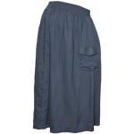 Reduzierte Blaue Karo Boho Umstandsjeansröcke aus Denim für Damen Größe L für den für den Frühling 