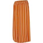 Reduzierte Orange Karo Boho Umstandsjeansröcke aus Denim für Damen für den für den Frühling 
